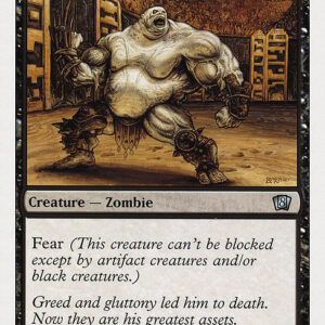 Eighth Edition - 136 - Gluttonous Zombie - Uncommon - B - Non-foil (Front)