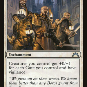 Gatecrash - 16 - Hold the Gates - Uncommon - W - Non-foil (Front)