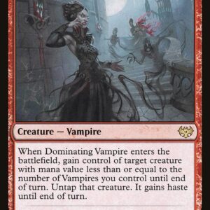 Innistrad: Crimson Vow - 154 - Dominating Vampire - Rare - R - Foil
