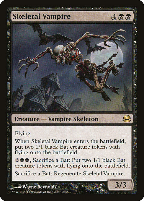 Modern Masters - 96 - Skeletal Vampire - Rare - B - Non-foil (Front)