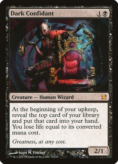 Modern Masters - 75 - Dark Confidant - Mythic - B - Non-foil (Front)
