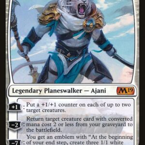 Core Set 2019 - 3 - Ajani, Adversary of Tyrants - Mythic - W - Foil