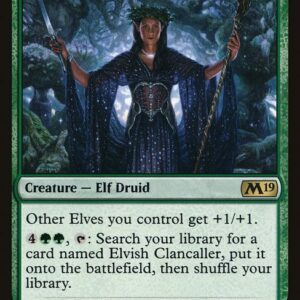 Core Set 2019 - 179 - Elvish Clancaller - Rare - G - Non-foil