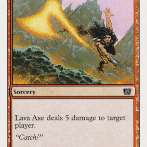 Eighth Edition - 197 - Lava Axe - Common - R - Non-foil (Front)