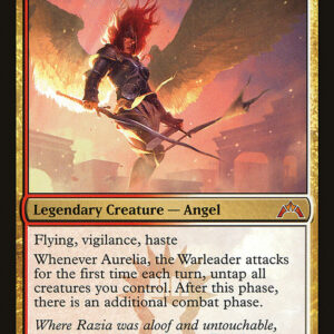 Gatecrash - 143 - Aurelia, the Warleader - Mythic - WR - Non-foil (Front)