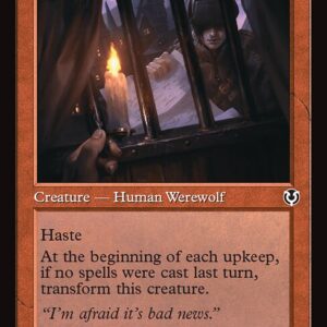 Innistrad Remastered - 466 - Village Messenger // Moonrise Intruder - Common - C - Non-foil - Promo (Front)