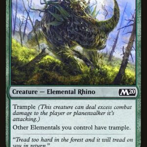 Core Set 2020 - 196 - Thicket Crasher - Common - G - Foil