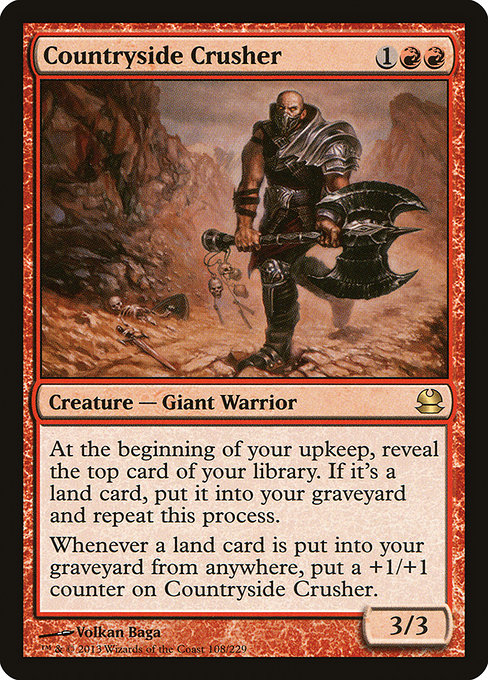 Modern Masters - 108 - Countryside Crusher - Rare - R - Non-foil (Front)