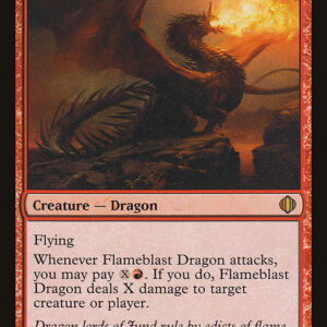 Shards of Alara - 100 - Flameblast Dragon - Rare - R - Non-foil (Front)