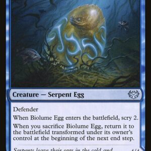 Innistrad: Crimson Vow - 49 - Biolume Egg // Biolume Serpent - Uncommon - C - Foil