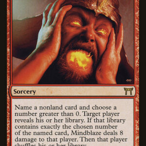 Champions of Kamigawa - 180 - Mindblaze - Rare - R - Non-foil