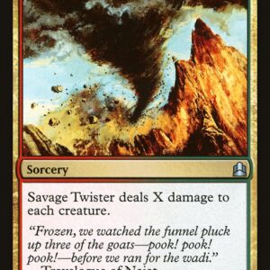 Commander 2011 - 222 - Savage Twister - Uncommon - RG - Non-foil (Front)