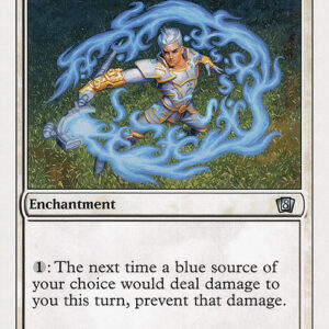 Eighth Edition - 11 - Circle of Protection: Blue - Uncommon - W - Non-foil (Front)
