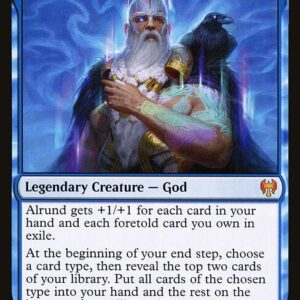 Kaldheim - 40 - Alrund, God of the Cosmos // Hakka, Whispering Raven - Mythic - C - Foil