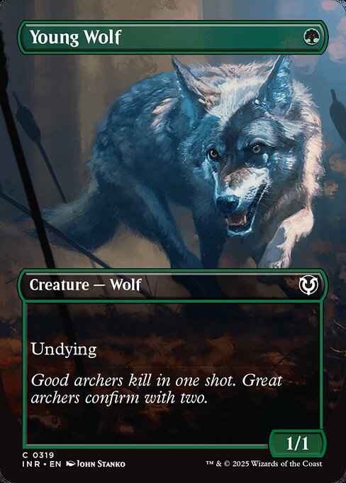 Innistrad Remastered - 319 - Young Wolf - Common - G - Non-foil - Promo (Front)