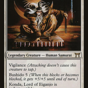 Champions of Kamigawa - 30 - Konda, Lord of Eiganjo - Rare - W - Non-foil