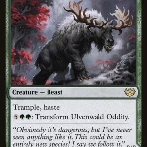 Innistrad: Crimson Vow - 225 - Ulvenwald Oddity // Ulvenwald Behemoth - Rare - C - Foil