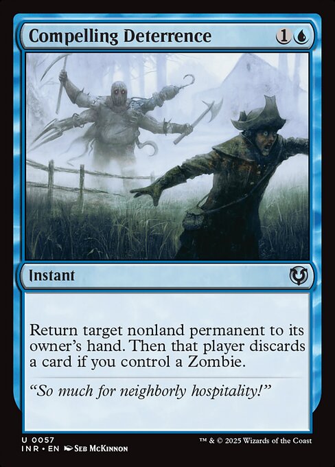 Innistrad Remastered - 57 - Compelling Deterrence - Uncommon - U - Non-foil (Front)