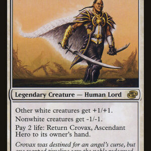 Planar Chaos - 3 - Crovax, Ascendant Hero - Rare - W - Non-foil (Front)