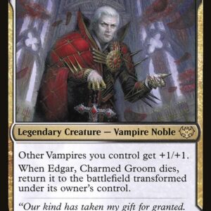 Innistrad: Crimson Vow - 236 - Edgar, Charmed Groom // Edgar Markov's Coffin - Rare - C - Non-foil
