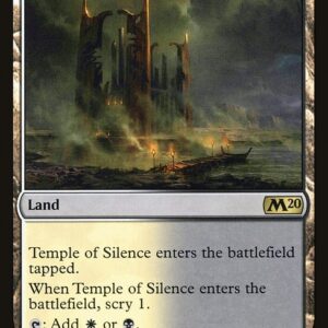 Core Set 2020 - 256 - Temple of Silence - Rare - C - Foil