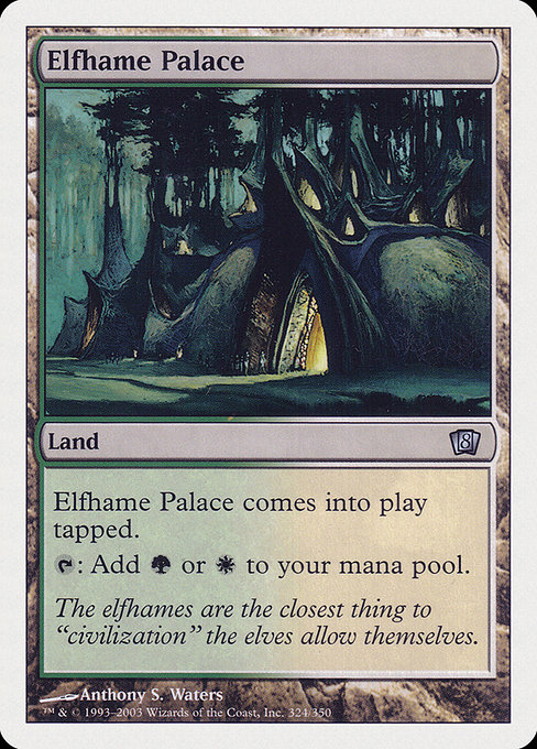 Eighth Edition - 324 - Elfhame Palace - Uncommon - C - Non-foil (Front)