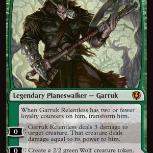 Innistrad Remastered - 197 - Garruk Relentless // Garruk, the Veil-Cursed - Mythic - C - Non-foil (Front)