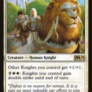 Core Set 2019 - 42 - Valiant Knight - Rare - W - Non-foil