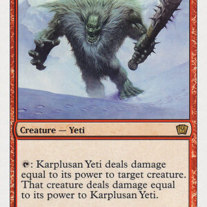 Ninth Edition - 198 - Karplusan Yeti - Rare - R - Non-foil (Front)