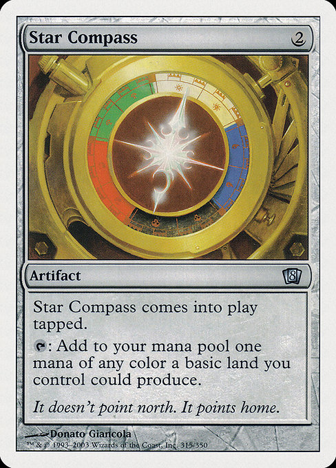 Eighth Edition - 315 - Star Compass - Uncommon - C - Non-foil (Front)