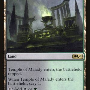 Core Set 2020 - 254 - Temple of Malady - Rare - C - Foil