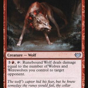 Innistrad: Crimson Vow - 176 - Runebound Wolf - Uncommon - R - Non-foil