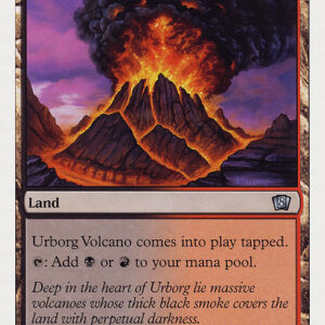 Eighth Edition - 327 - Urborg Volcano - Uncommon - C - Non-foil (Front)