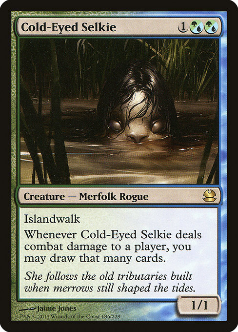 Modern Masters - 186 - Cold-Eyed Selkie - Rare - UG - Non-foil (Front)