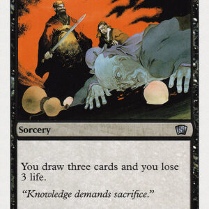 Eighth Edition - 118 - Ambition's Cost - Uncommon - B - Non-foil (Front)