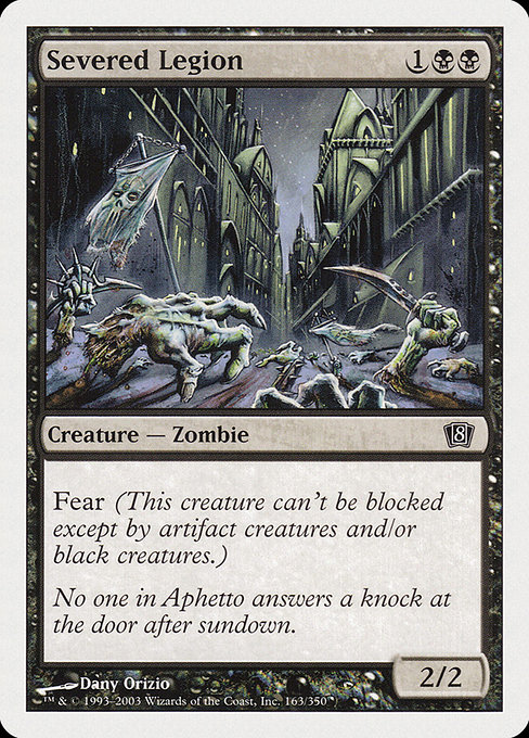 Eighth Edition - 163 - Severed Legion - Common - B - Non-foil (Front)