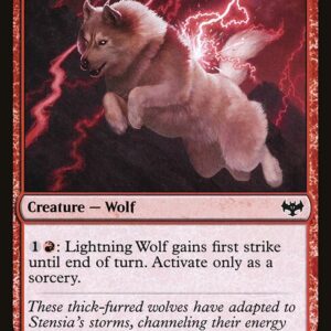Innistrad: Crimson Vow - 168 - Lightning Wolf - Common - R - Non-foil
