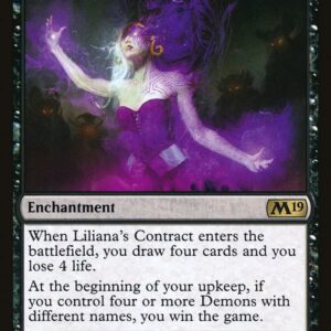 Core Set 2019 - 107 - Liliana's Contract - Rare - B - Non-foil