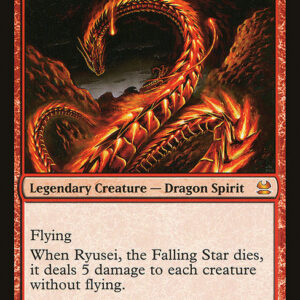 Modern Masters - 128 - Ryusei, the Falling Star - Mythic - R - Non-foil (Front)