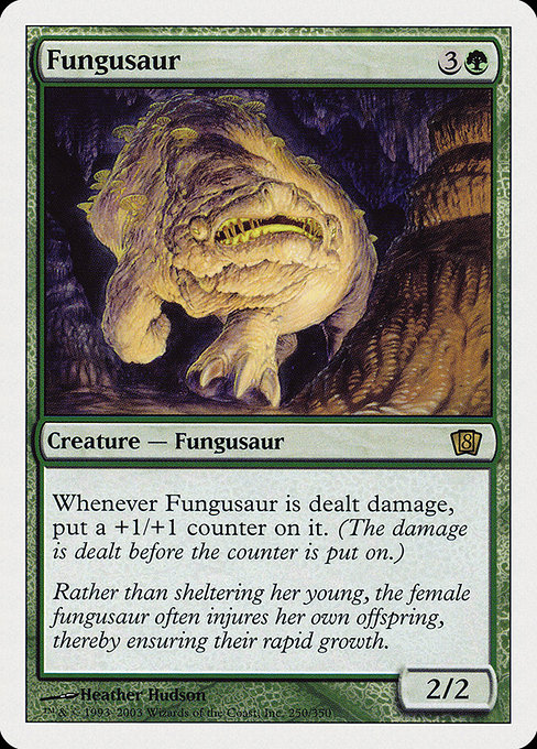 Eighth Edition - 250 - Fungusaur - Rare - G - Non-foil (Front)