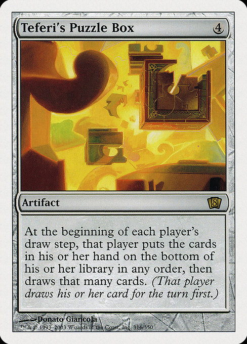 Eighth Edition - 316 - Teferi's Puzzle Box - Rare - C - Non-foil (Front)