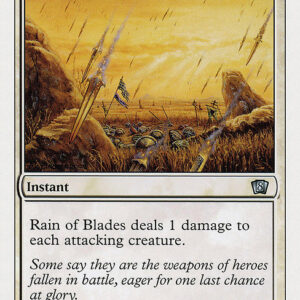 Eighth Edition - 35 - Rain of Blades - Uncommon - W - Non-foil (Front)