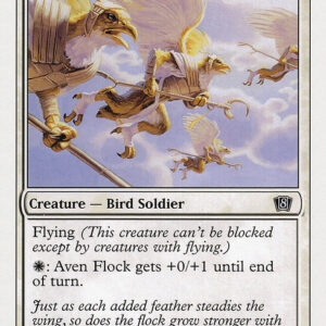 Eighth Edition - 6 - Aven Flock - Common - W - Non-foil (Front)