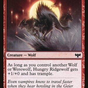 Innistrad: Crimson Vow - 161 - Hungry Ridgewolf - Common - R - Non-foil