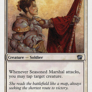Eighth Edition - 44 - Seasoned Marshal - Uncommon - W - Non-foil (Front)