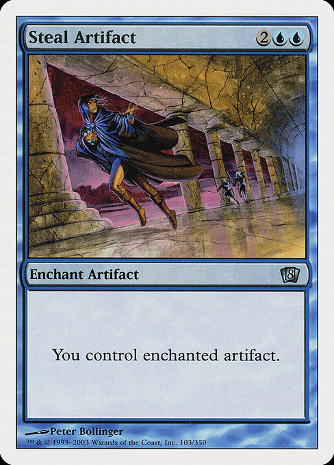 Eighth Edition - 103 - Steal Artifact - Uncommon - U - Non-foil (Front)