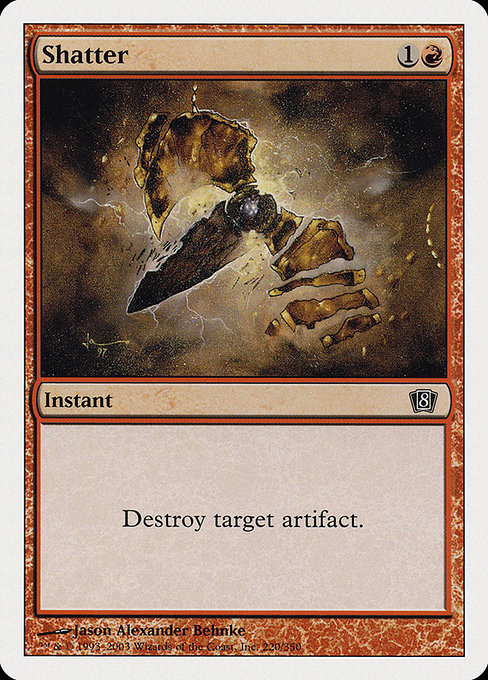 Eighth Edition - 220 - Shatter - Common - R - Non-foil (Front)
