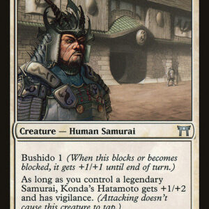 Champions of Kamigawa - 31 - Konda's Hatamoto - Uncommon - W - Non-foil