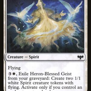 Innistrad: Crimson Vow - 19 - Heron-Blessed Geist - Common - W - Non-foil