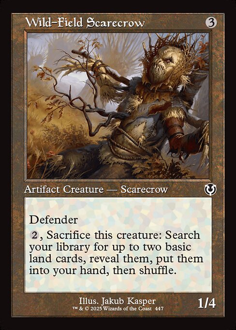 Innistrad Remastered - 447 - Wild-Field Scarecrow - Common - C - Non-foil - Promo (Front)
